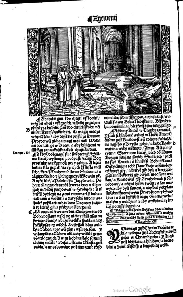 Biblia czeska 1549, Apokalipsa 11